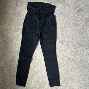 A&F maternity black jean legging